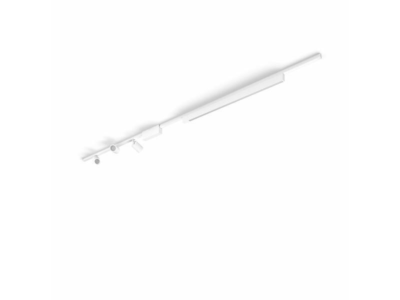 Philips Hue LED Schienenspot Perifo Basis-Set, Spots+Lichtleiste,Weiss