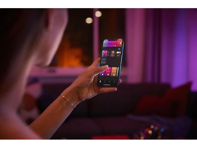Philips Hue LED Schienenspot Perifo Basis-Set, Spots+Lichtleiste,Weiss