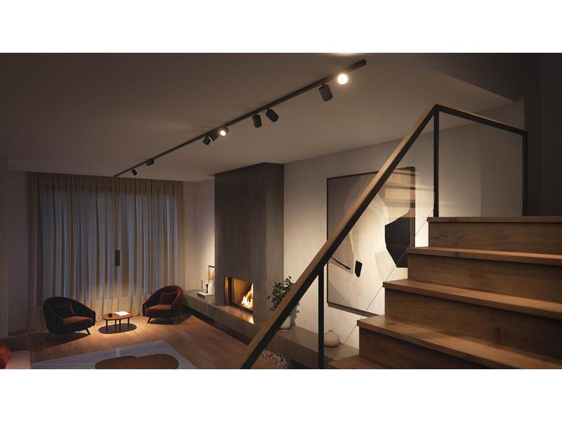 Philips Hue LED Schienenspot Perifo Erweiterung, 5.3 W, Schwarz