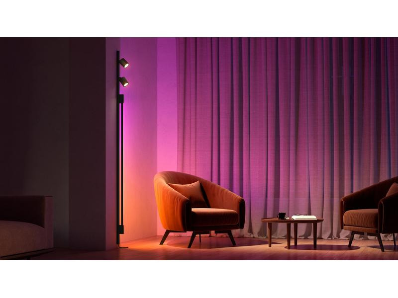 Philips Hue LED Schienenspot Perifo Erweiterung, 5.3 W, Schwarz