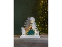 Star Trading LED-Dekolicht Forest Friends 38 cm, Holz