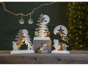 Star Trading LED-Dekolicht Forest Friends 38 cm, Holz