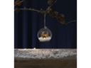 Star Trading LED-Dekolicht Kugel Fauna 9 cm, Braun