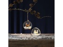 Star Trading LED-Dekolicht Kugel Fauna 9 cm, Braun