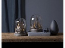 Star Trading LED-Tischdeko Kupol Winterwald 17.5 cm, Braun