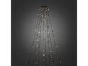 Konstsmide LED-Baummantel 4 m Schwarz mit Funkel-Effekt, Outdoor
