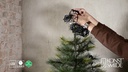 Konstsmide LED-Baummantel 4 m Schwarz mit Funkel-Effekt, Outdoor