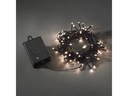 Konstsmide LED-Lichterkette 7.9 m Schwarz, Dämmerungssensor, Outdoor