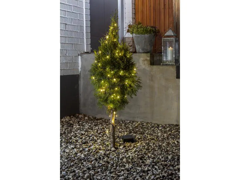 Konstsmide LED-Lichterkette 7.9 m Schwarz, Dämmerungssensor, Outdoor