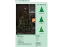 Konstsmide LED-Lichterkette Baummantel mit Ring 5 Stränge, 150 Lampen
