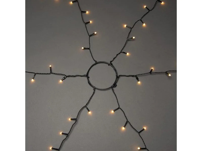 Konstsmide LED-Lichterkette Baummantel mit Ring 6 Stränge, 450 Lampen