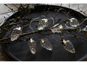 Sirius LED-Lichterkette Celina Tannenzapfen, Transparent, 8 LED
