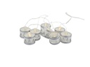 Sirius LED-Lichterkette Elly Trommel, Silber, 8 LED