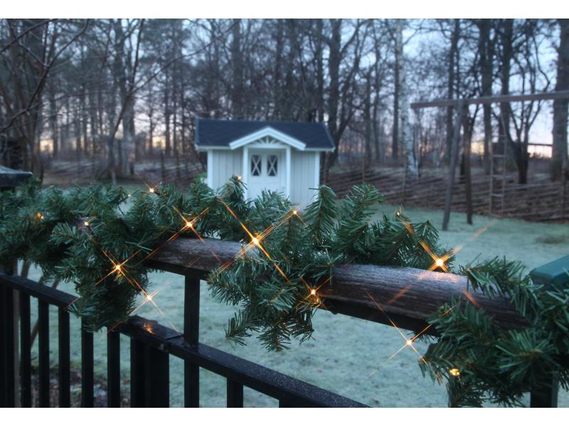 Star Trading LED-Girlande Canadian 2.5 m Grün, 30 LED, Outdoor