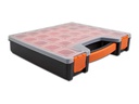 Delock Sortimentskasten Orange / Schwarz 14 Fächer