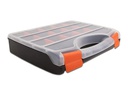 Delock Sortimentskasten Orange / Schwarz 17 Fächer