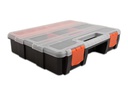 Delock Sortimentskasten Orange / Schwarz 21 Fächer