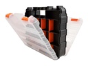 Delock Sortimentskasten Orange / Schwarz 34 Fächer