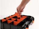 Delock Sortimentskasten Orange / Schwarz 34 Fächer