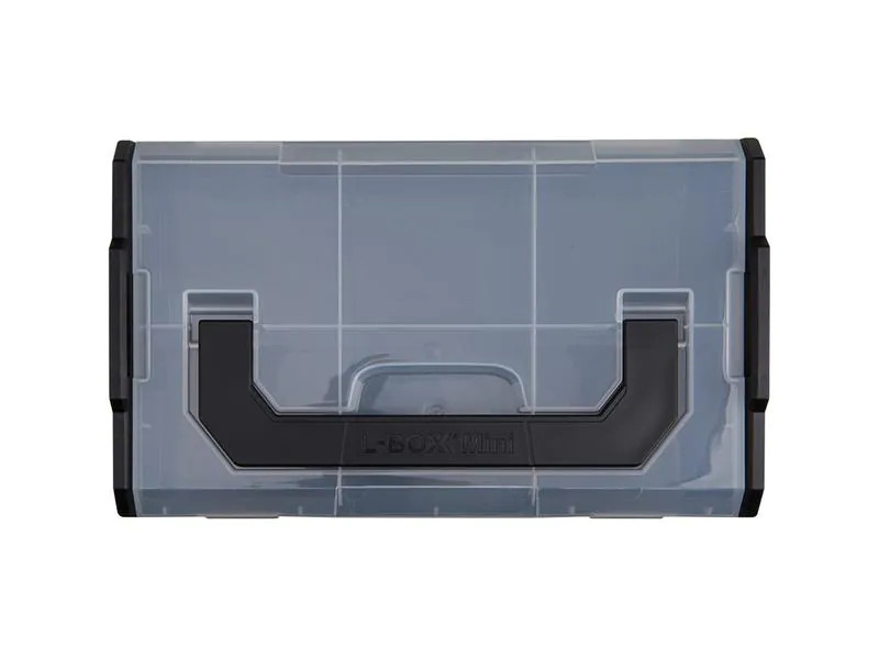 L-BOXX Systemkoffer Mini opak Trade Schwarz, Deckel Transparent