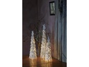 Sirius LED-Tischdeko Kirstine 43 cm Dekobaum Silber