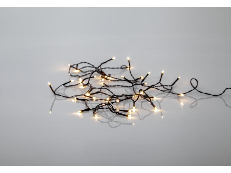 Star Trading LED-Lichterkette Akku 40 LED, 280 cm, outdoor
