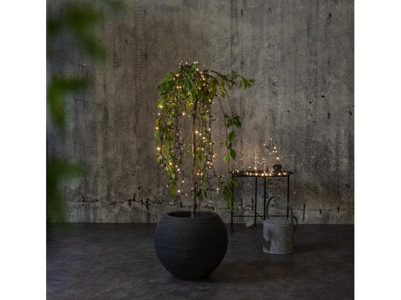 Star Trading LED-Lichterkette Akku 40 LED, 280 cm, outdoor