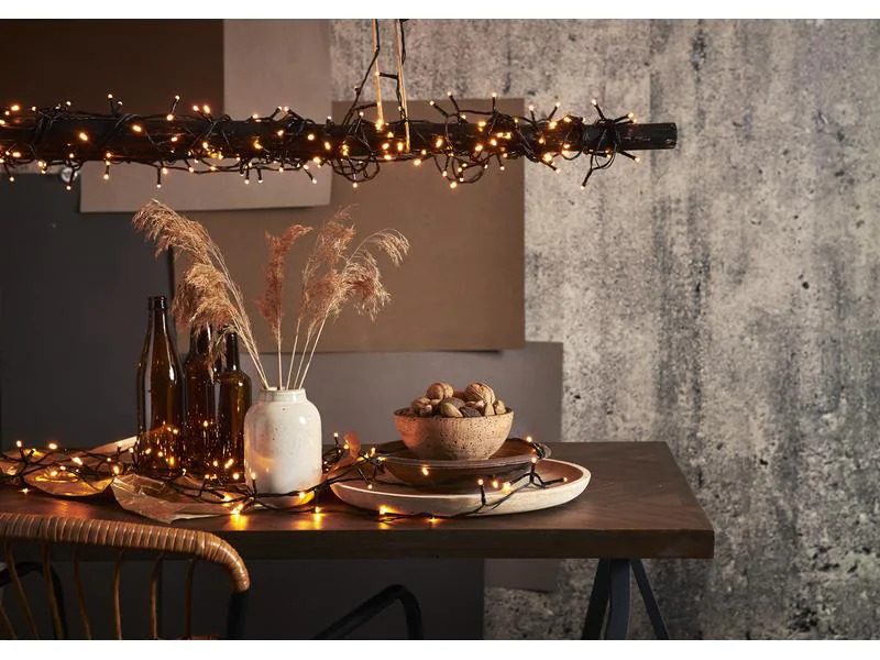 Star Trading LED-Lichterkette Golden 180 LED, 360 cm, outdoor
