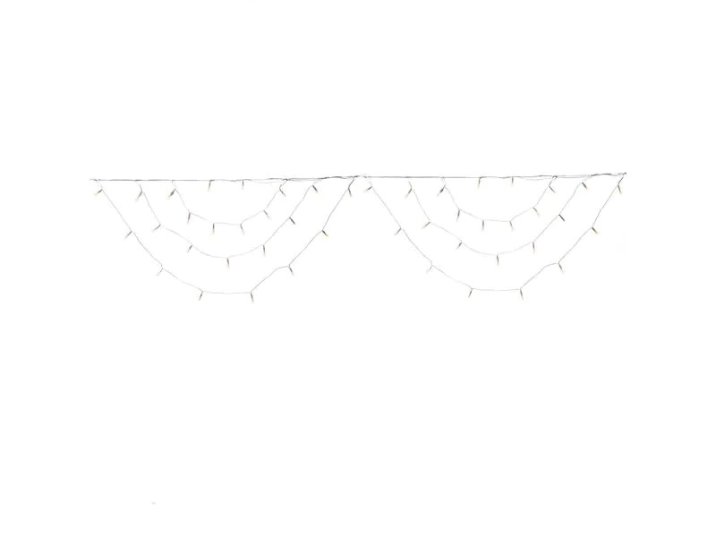 Konstsmide LED-Lichtervorhang Bogen, 5.6 Meter, 184 LED