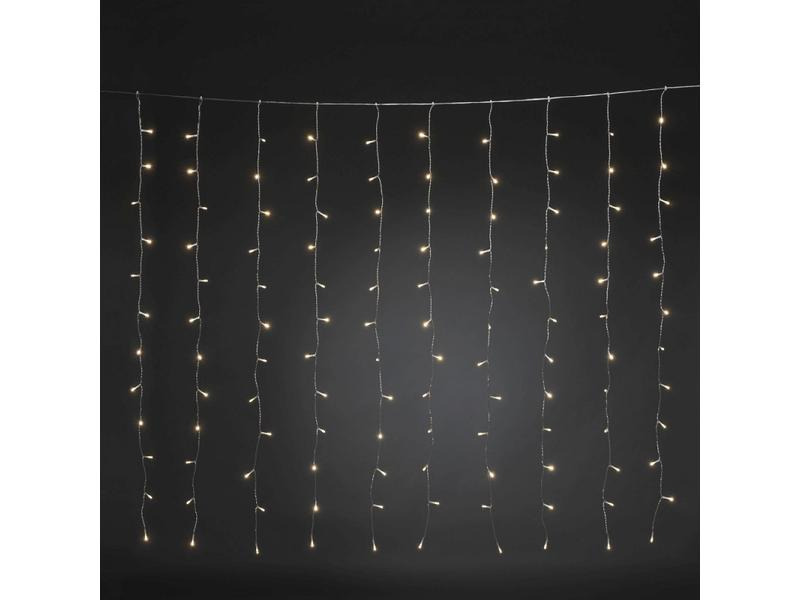 Konstsmide LED-Lichtervorhang für das Fenster 120 LED, 1.4 m