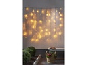 Star Trading LED-Lichtervorhang Golden 80 LED, 130 cm, outdoor