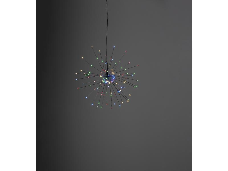 Star Trading LED-Dekoration Firework 120 LED bunt, 26 cm, indoor