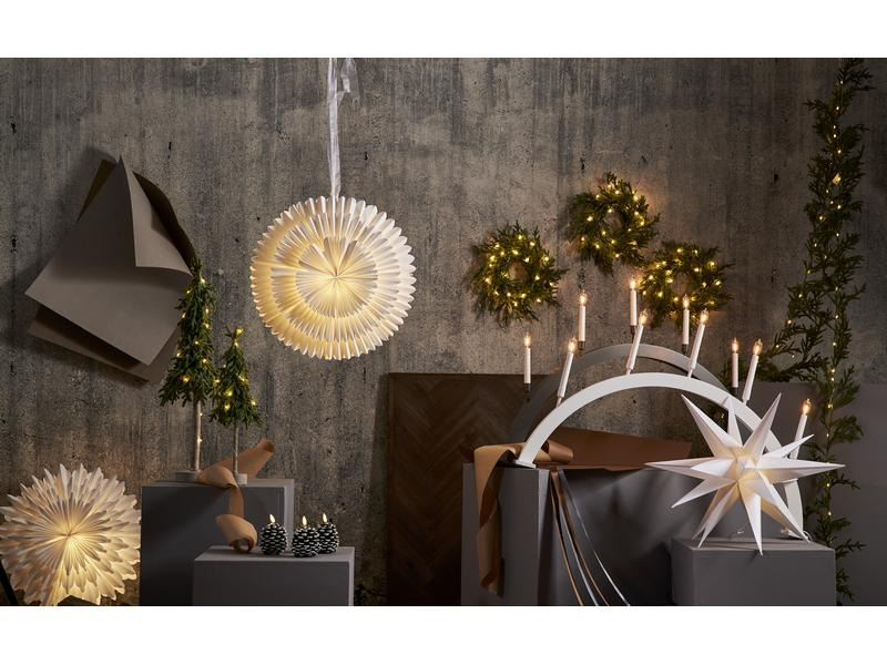 Star Trading LED-Kranz Lummer 20 LED, 38 cm, indoor