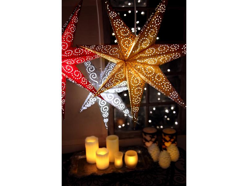 Star Trading LED-Stern Antique 60 cm, Gold