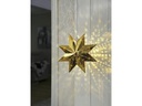 Star Trading LED-Stern Classic 28 cm, Metall, Messing