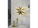 Star Trading LED-Stern Classic 28 cm, Metall, Messing