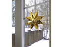 Star Trading LED-Stern Classic 28 cm, Metall, Messing