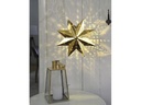 Star Trading LED-Stern Classic 28 cm, Metall, Messing