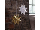 Star Trading LED-Stern Classic 28 cm, Metall, Messing