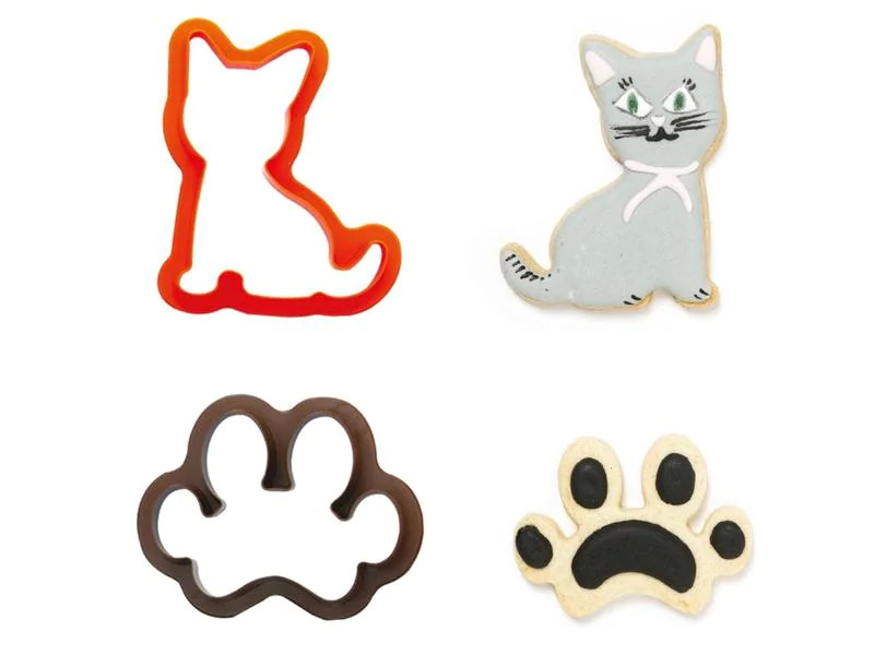 Decora Guetzli-Ausstecher Katze 2 Stück