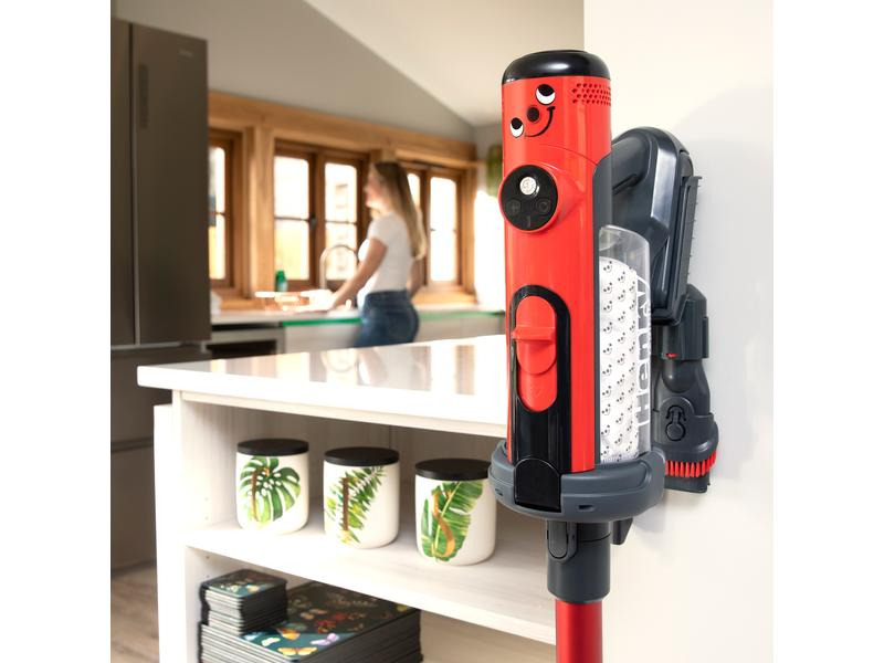 Numatic Akku-Hand- und Stielsauger HenryQuick, Rot/Schwarz