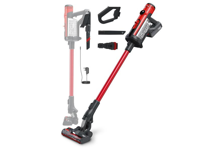 Numatic Akku-Hand- und Stielsauger HenryQuick, Rot/Schwarz