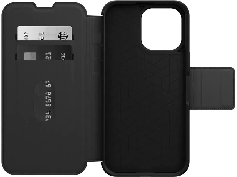 Otterbox Book Cover Strada iPhone 14 Pro Max Schwarz