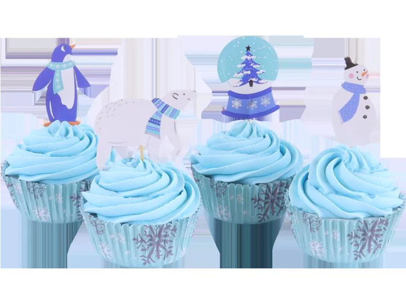 PME Cupcake-Set Let it Snow 24 Stück