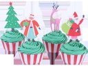 PME Cupcake-Set Santas Workshop 24 Stück