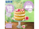 PME Kuchen-Topper Mr. &amp; Mrs. 1 Stück, Weiss