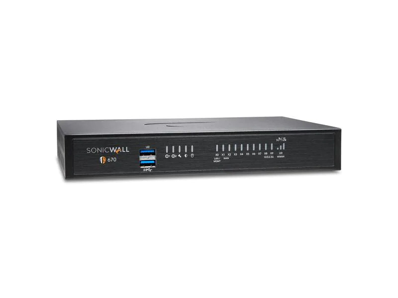 SonicWall Firewall TZ-670 Secure Upgrade Plus Essential 2yr