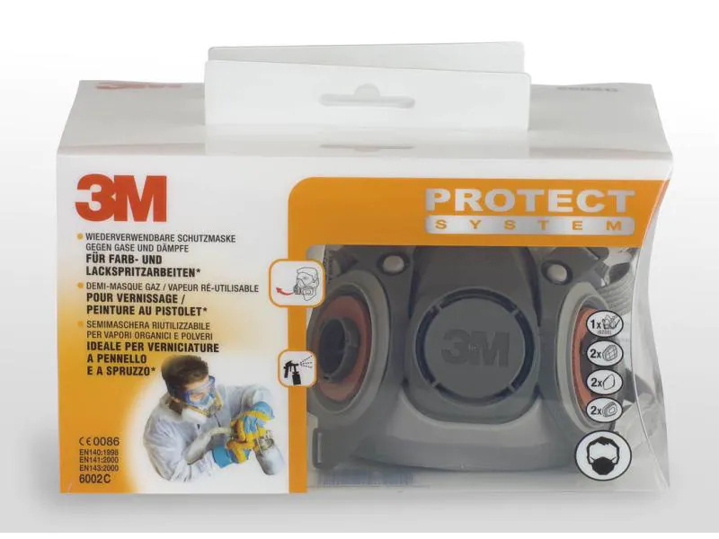 3M Farbspritzmaske A2P2 6002C mit Wechselfilter