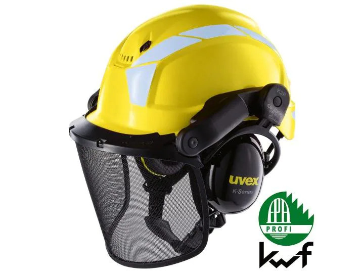 uvex Schutzhelm Pheos Forestry, Gelb