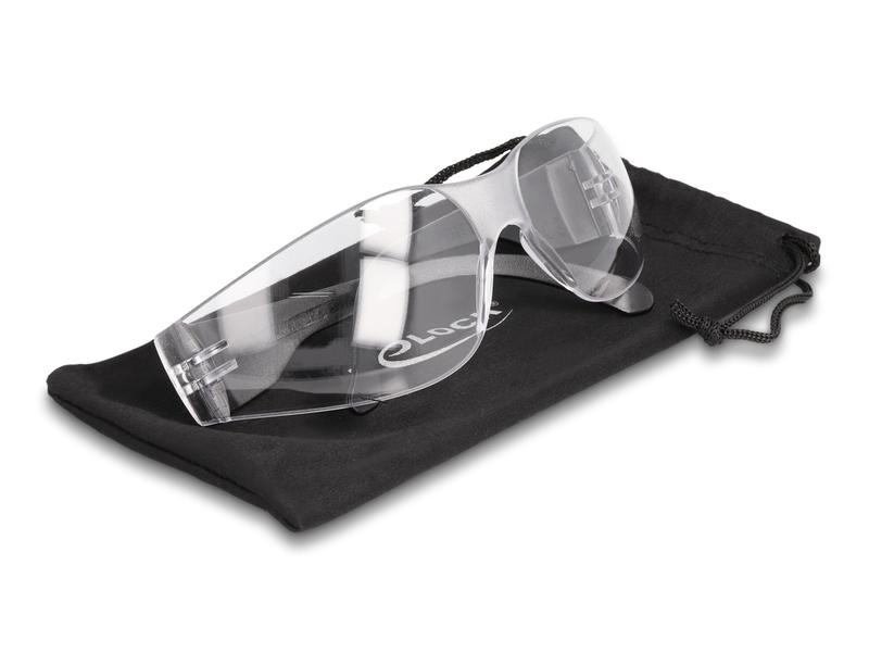Delock Schutzbrille Sichtscheiben klar, inklusiv Brillentasche Klar